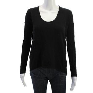 Helmut Unisex Black Pullover Sweater Round Neck Long Sleeve Size S